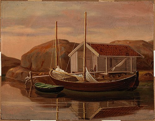 Quay and Boat Shed, , Wilhelm von Wright