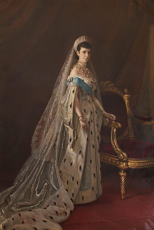 Portrait of Maria Fyodorovna, 1850, Vassily Pavlovich Khudoyarov