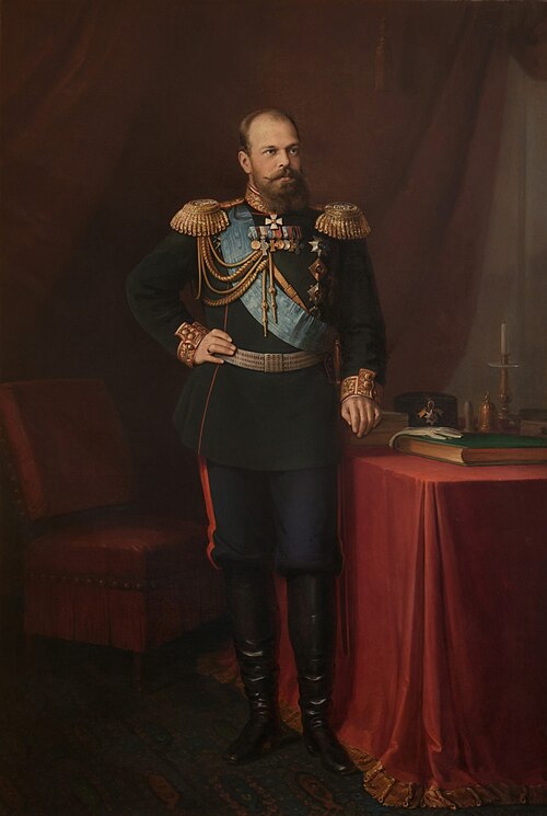 Portrait of Alexander III, 1850, Vassily Pavlovich Khudoyarov