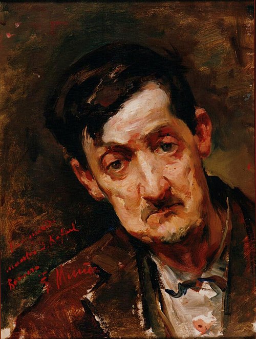 Hombre de la cara triste, 1880, Tomás Muñoz Lucena