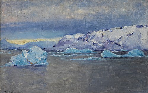 South Point, Bowdoin Bay, Greenland, October 2, 1893, 1893, Frank Wilbert Stokes