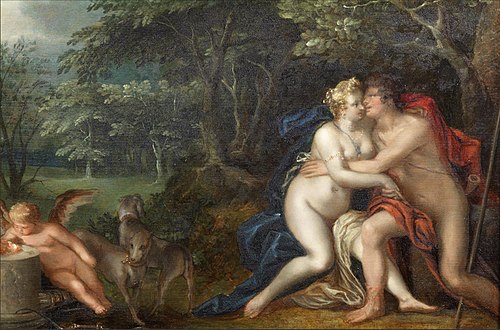 Venus and Adonis, 1602, Frans Badens