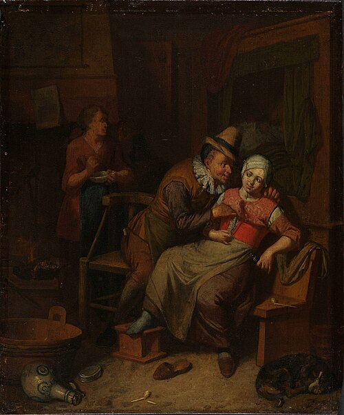 Loving Couple, 1725, Frans Decker