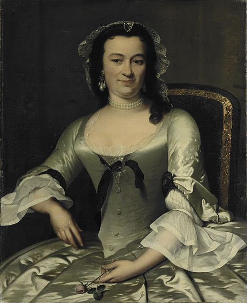 Portrait of Maria Henriëtte van de Pol, Wife of Willem Sautijn, 1750, Frans van der Mijn
