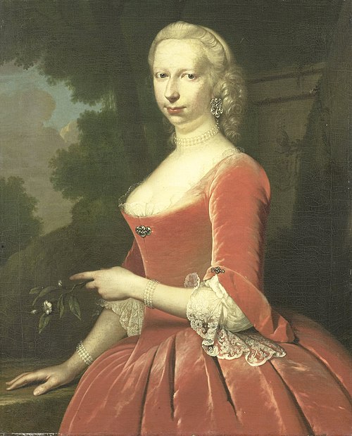 Portrait of a Woman, 1748, Frans van der Mijn
