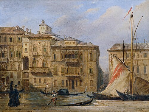 The Grand Canal in Venice, 1850, Franz Alt