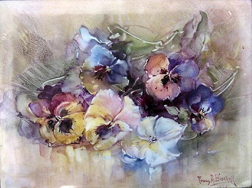 Pansies, 1908, Franz Bischoff
