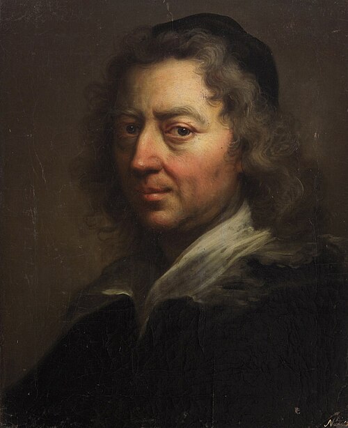 Portrait of an unknown man, 1750, Frans van Stampart
