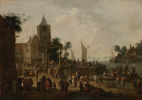 Small Town with a Church, , Franz de Paula Ferg