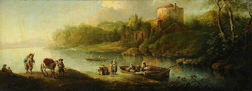The Ferryboat, 1717, Franz de Paula Ferg