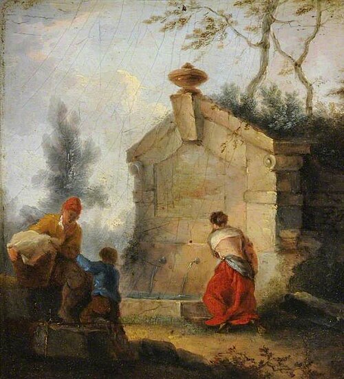 The Fountain, 1720, Franz de Paula Ferg