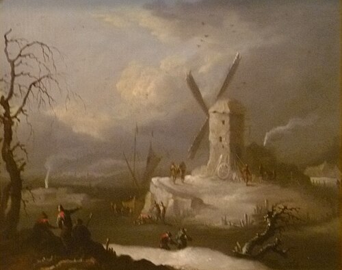 Winter landscape, , Franz de Paula Ferg