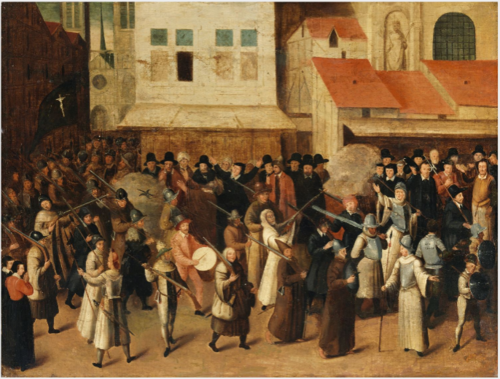 The Procession of the League, 1590, François Bunel le jeune