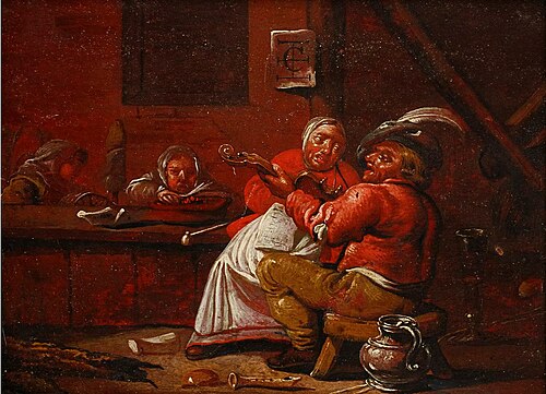 Music making in an inn, 1650, François Duchatel