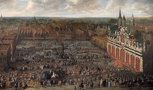 Proclamation of Charles II of Spain as Count of Flanders in Ghent in 1666, 1666, François Duchatel