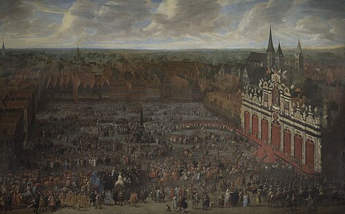 La Joyeuse Entrée de Charles II comme Comte de Flandre, à Gand en 1666, 1668, François Duchatel