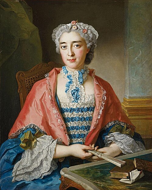 Portrait d'une dame, 1748, François Eisen