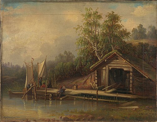 Painting, 1861, Alfred Wiström