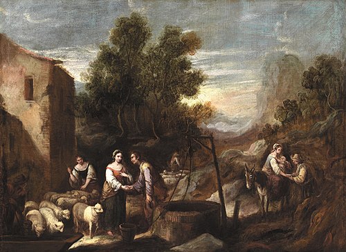 Jacob and Rachel, 1665, Francisco Antolínez