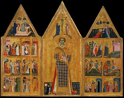 Altarpiece of Saint Vincent, 1350, Master of Estopiñán