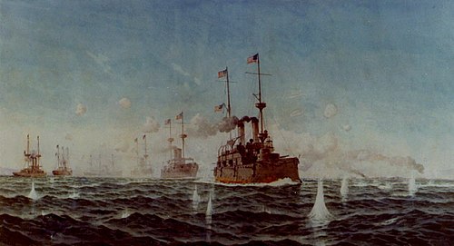 Battle of Manila Bay, 1 May 1898, , Fred Cozzens