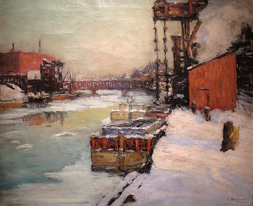 Delaware Canal, 1926, Fred Wagner