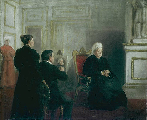 The Artist Painting Queen Victoria, 1895, Frederic Marlett Bell-Smith