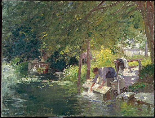La Blanchisseuse, 1890, Frederic Porter Vinton