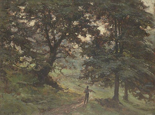 Path on Nab Scar, 1900, Frederic Yates