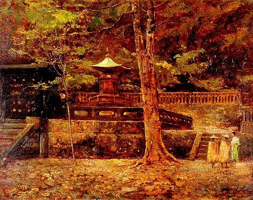 Japanese Shrine, , Frederic Yates
