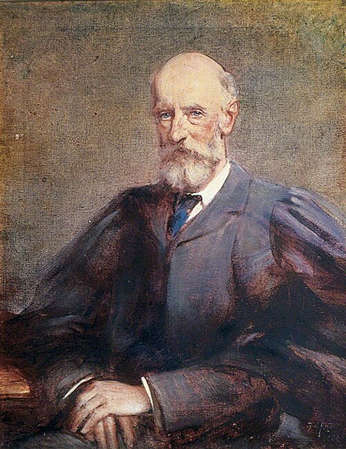 Professor Louis Compton Miall (1842–1921), DSc, FRS, Professor of Biology at the University of Leeds, 1900, Frederic Yates
