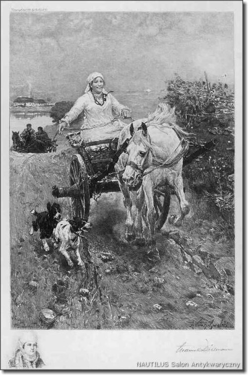 Bryczka, 1890, Frederick Dielman