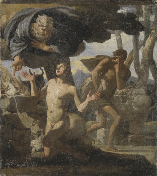 The Sacrifice of Abel. Study, , Charles Mellin
