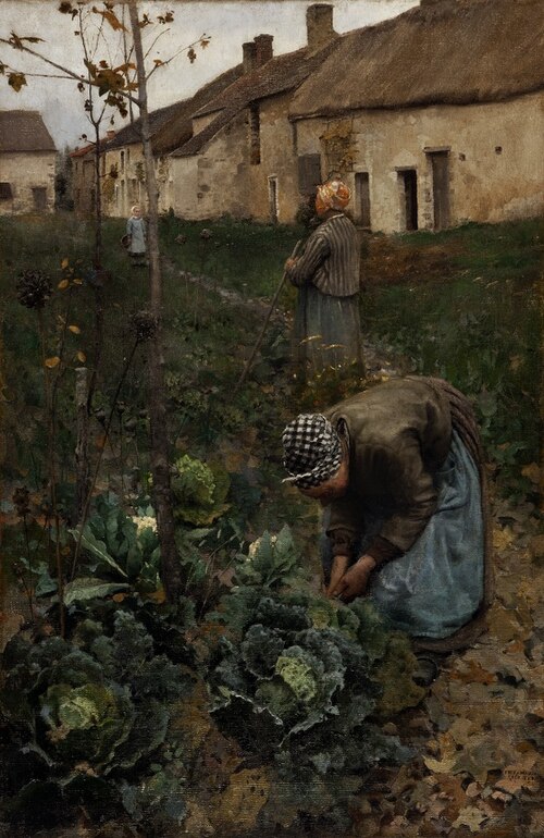 Peasant Landscape, 1883, Frederick Judd Waugh