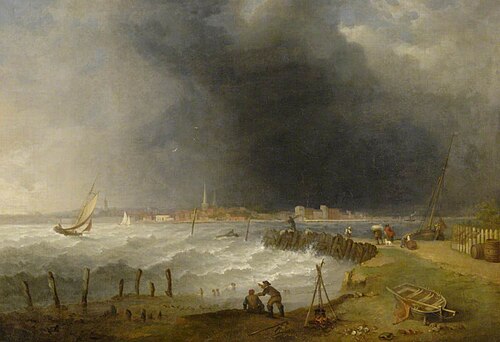 View of Southampton, 1849, Frederick Lee Bridell