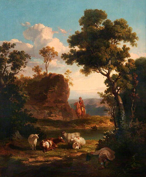 Autumn Evening, 1852, Frederick Lee Bridell