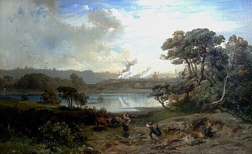 View of Southampton, 1855, Frederick Lee Bridell