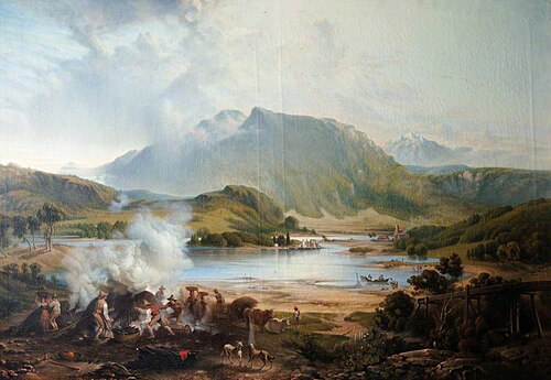 The Charcoal Burners, 1856, Frederick Lee Bridell