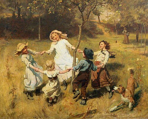 Ring-a-Ring-a-Roses-Oh, 1885, Frederick Morgan