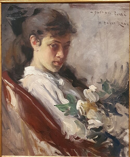 Minha filha Maria Luísa, 1913, Carlos Reis