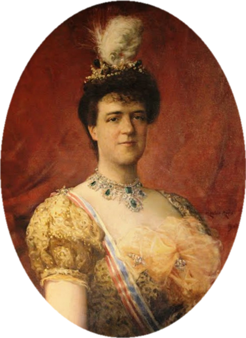 Retrato da Rainha D. Amélia, 1890, Carlos Reis