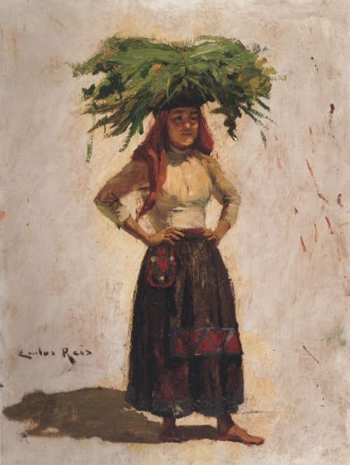 A Camponesa (estudo), 1890, Carlos Reis