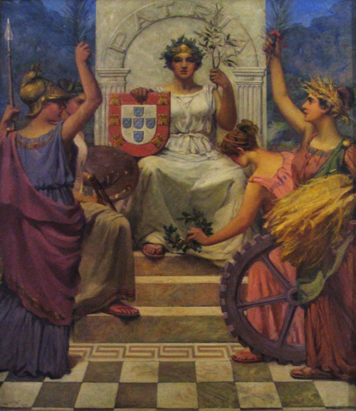 Alegoria à Pátria, 1935, Carlos Reis
