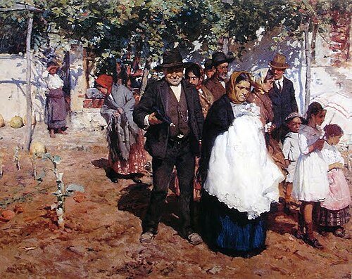 O Batizado, 1920, Carlos Reis