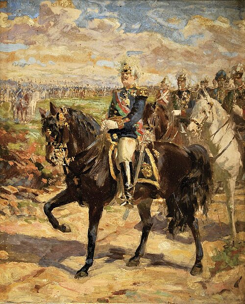 D. Carlos I e o seu Estado-Maior, 1904, Carlos Reis