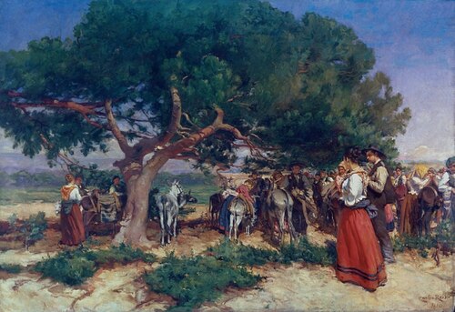 A feira, 1910, Carlos Reis