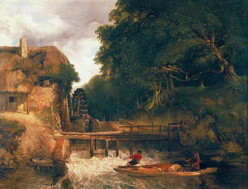 The Miller's Boat, 1847, Frederick Richard Lee