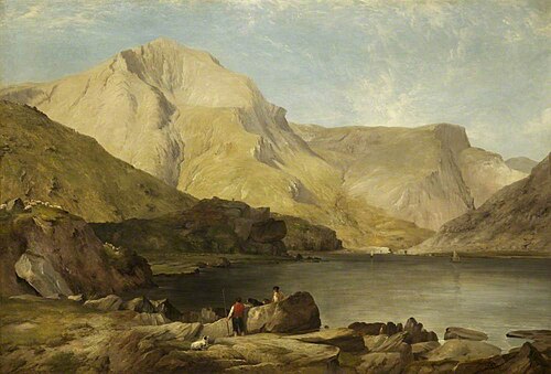 The Ogwen Lake, 1849, Frederick Richard Lee