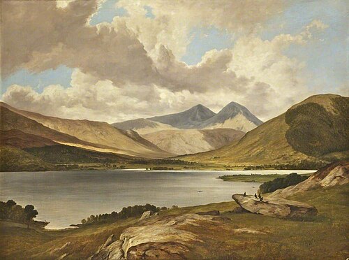 Scottish Loch with Game Birds, 1852, Frederick Richard Lee