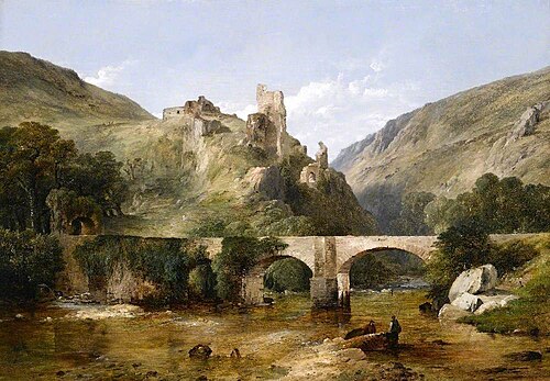 Richmond Castle, Yorkshire, 1862, Frederick Richard Lee